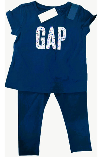 Conjunto Hermoso De Bebé Gap Body Y Pantalón Azul 