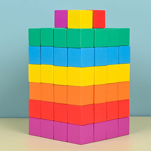 Bloques De Cubos De Clasificación Y Conteo, 3 Cm 100 Piezas
