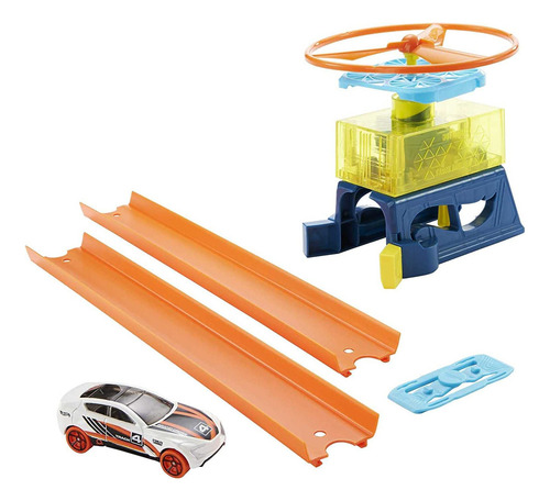 Hot Wheels Track Builder - Paquete De Levantamiento De Drone