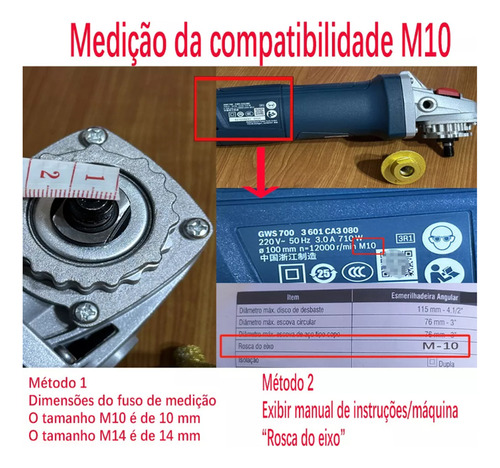 2 X Cone Broca Inclinate Moagem Broca M10