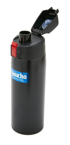 Botella Térmica Té Café De 600cc Gaucho Argentino Acero Inox