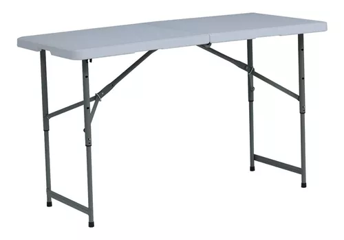 Mesa Plegable Camping Jardin Catering Portatil 120 Cms