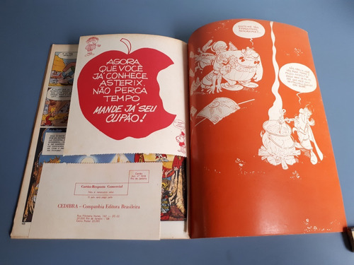Antigo Gibi Asterix Nº 19 O Adivinho Cedibra 1972 (Usado)