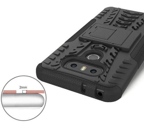 Funda De Teléfono Para LG G6 Con Protector De Pantalla De Vi