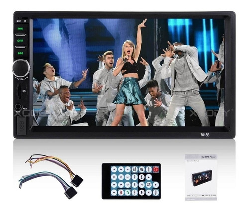 Radio Pantalla Doble Din Mp5 Video Usb Sd Bluetooh Hd 7