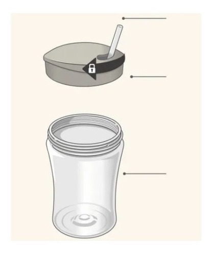 Imagen 2 de 3 de Vaso Nuk Action Cup Silicona Sorbete Flexible 12m+maternelle
