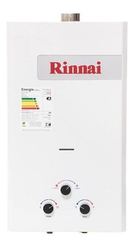 Aquecedor Mecânico A Gás M15 Fe Gn Rinnai Cor Branco 110V/220V