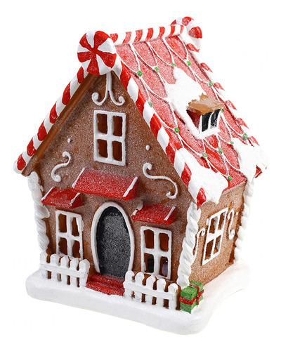 Casa De Pueblo De Navidad Iluminada Colección De Casas De