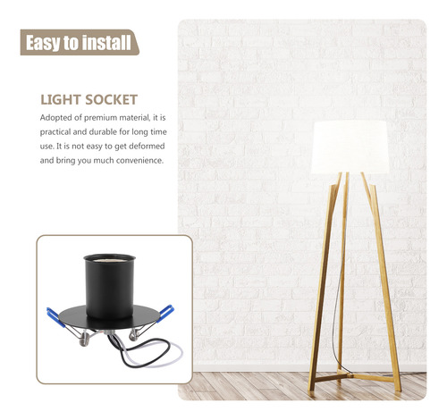 Soporte Para Lámpara De Techo Con Salida De Luz Montado En S