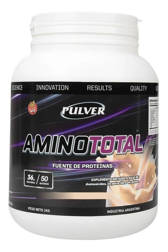 Amino Total 2 Kg Pulver Aminoácidos Bcaa Glutamina Taurina S