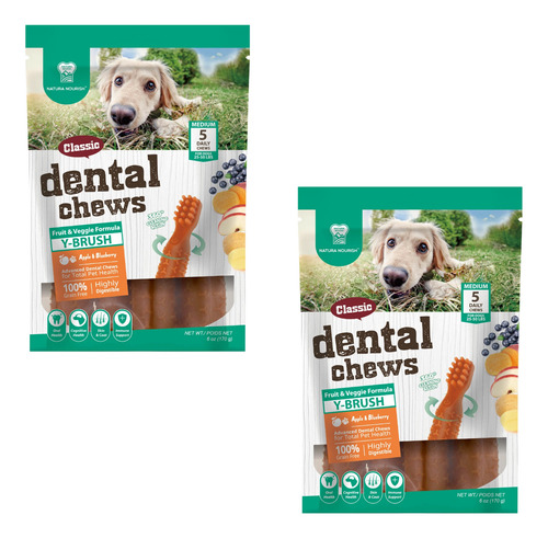 Y-brush Manzana Aránd - Natura Nourish Premios Perros - Pack