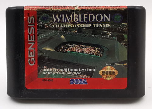Wimbledon Championship Tennis Sega Genesis * R G Gallery