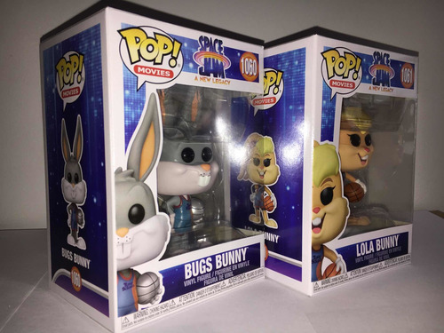 Funko Pop Movies Space Jam Bugs Bunny Y Lola Bunny