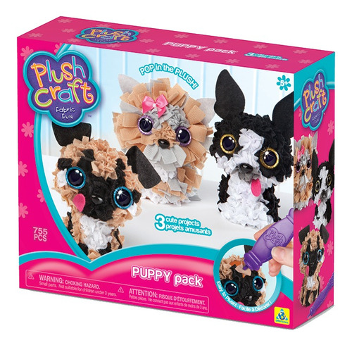 Plush Craft Paquete 3d De Mini Perritos