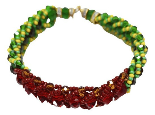 Orula Con Oya Pulsera Modelo Tapete Cubano Cristales