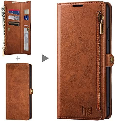 Imagen 9 de 9 de Funda Suanpot Para iPhone 14 Pro Max Cuero Wallet Brown