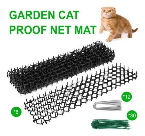 10 Alfombrillas Para Gatos Con Púas, Alfombrillas Con Púas