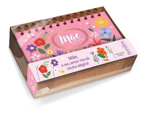 Bloco Presente Mãe Flores Fina Ideia