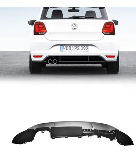 Spoiler Volkswagen Polo Gti 2015 2016 2017 2018 Trasero Oem