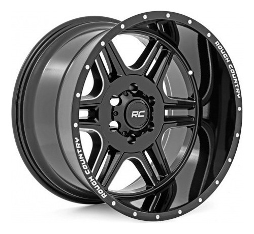 Rin Rough Country 92 Series /negro/22x12/8x6.5/-44mm 1pza