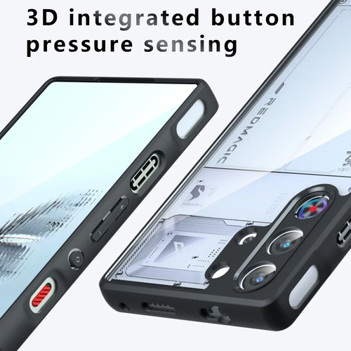 Para Zte Nubia Para Red Para Magic 10 Pro Plus 8pro 8spro 9pro 9s Pro + Funda A Prueba De Golpes Piel Esmerilada