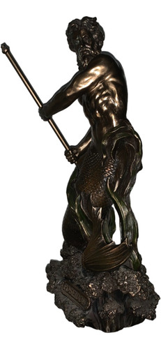Figura Decorativa Dios Poseidon
