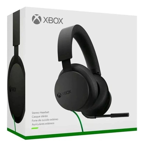 Headset Microsoft Gamer Xbox Com Fio - Preto