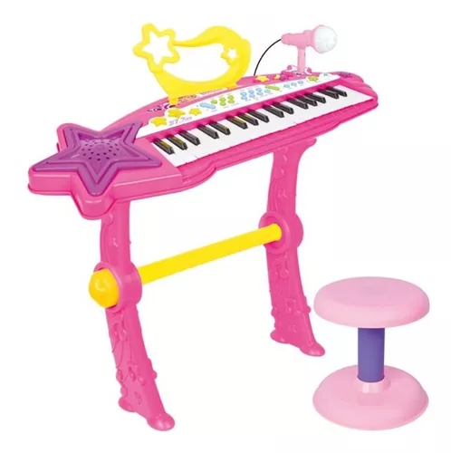 Teclado Piano Infantil Con Micrófono
