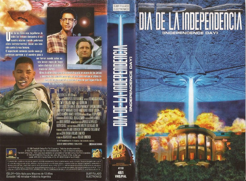 Dia De La Independencia Vhs Will Smith Jeff Goldblum