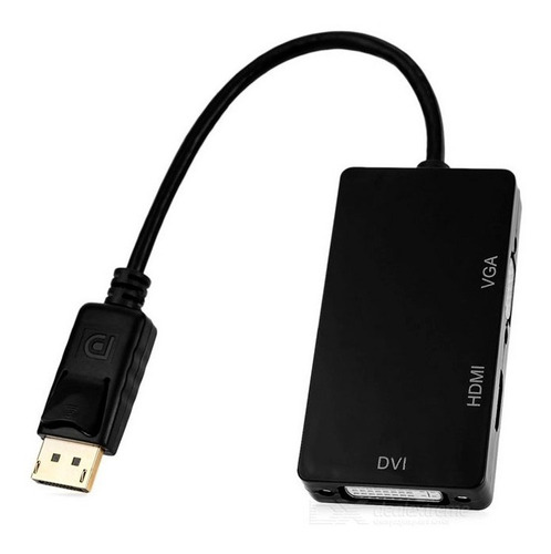 Adaptador Convertidor Displayport Dp A Vga Hdmi Y Dvi 