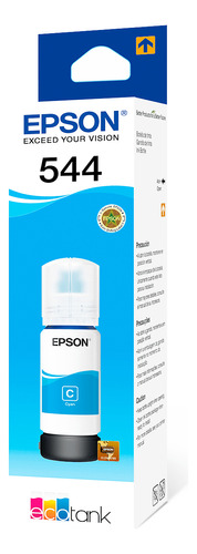 Epson Botella De Tinta Ecofit Color Cyan, Código T544220