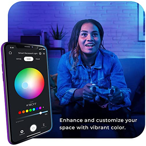 Kit De Iluminación Empotrada Led Delgada Wifi Smart 6 ...