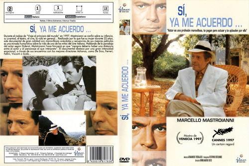 Yo Recuerdo - Marcello Mastroianni - Italia - Dvd