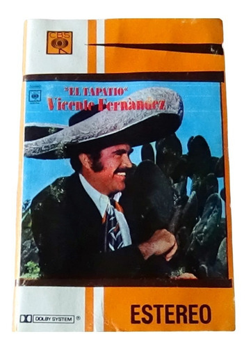 Vicente Fernandez El Tapatio Tape Cassette 1980 Cbs Columbia