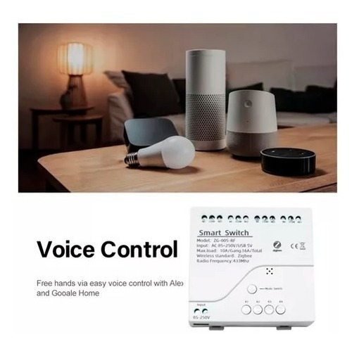 Domotica Hogar Inteligente Wifi 4 Canal Control Remoto Rf433