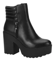 Comprar Bota Casual Tierra Bendita Dama Negro 993474 10cms Cierre
