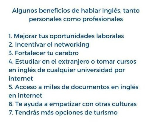 Clases Conversación Inglés General O Negocios Ganá Fluidez