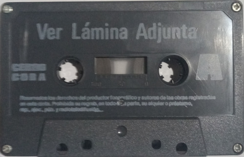 Cachito Vargas Su Vallenato Cassette Arg (1991) Cerro Cora Estándar (Usado)