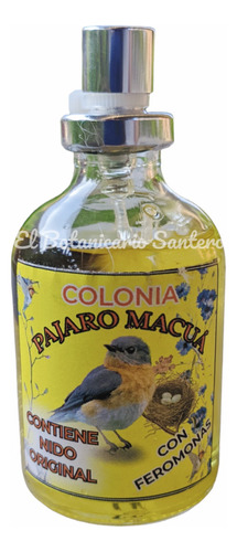 Loción Perfume Pájaro Macua Ritualizado. Amor Y Suerte