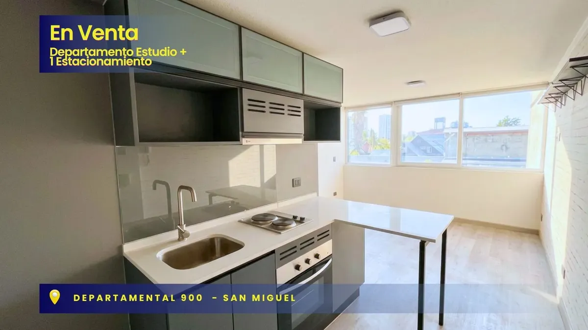 Imagen 1 de 15 de Oportunidad Departamento Tipo Estudio + 1 Estacionamiento