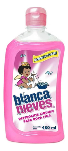 Detergente Liquido Blanca Nieves 6 Piezas De 480 Ml C/u