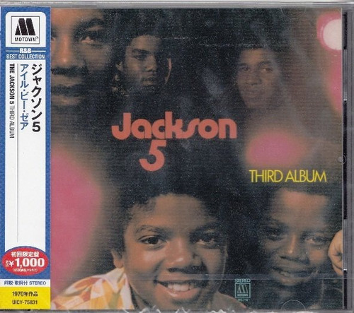 CD importado do terceiro álbum de Jackson 5, novo, fechado em estoque