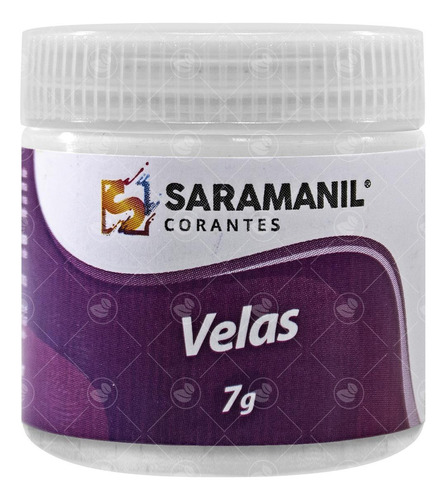 Corantes Em Pó Vela Saramanil Anilina 7g - Branco