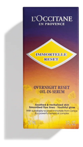 Sérum Facial L'occitane 50ml Overnight Reset Immortelle 