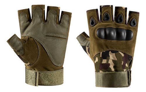 Guantes Antideslizantes De Medio Dedo Para Ciclismo De Monta