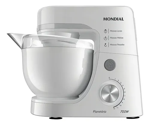 Batedeira Planetária Mondial 700w Bp-03-W