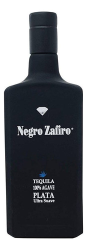 Tequila Negro Zafiro Plata Ultra Suave 100% Agave 750ml