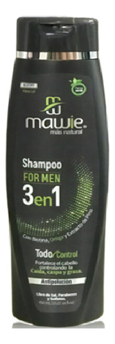  Shampoo 3 En 1 For Men Mawie - mL