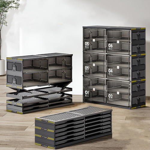 Organizador Para Zapatos Ventana Plegable 6 Compartimentos