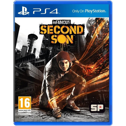 Infamous Second Son Ps4 Mídia Física Lacrado Em Português